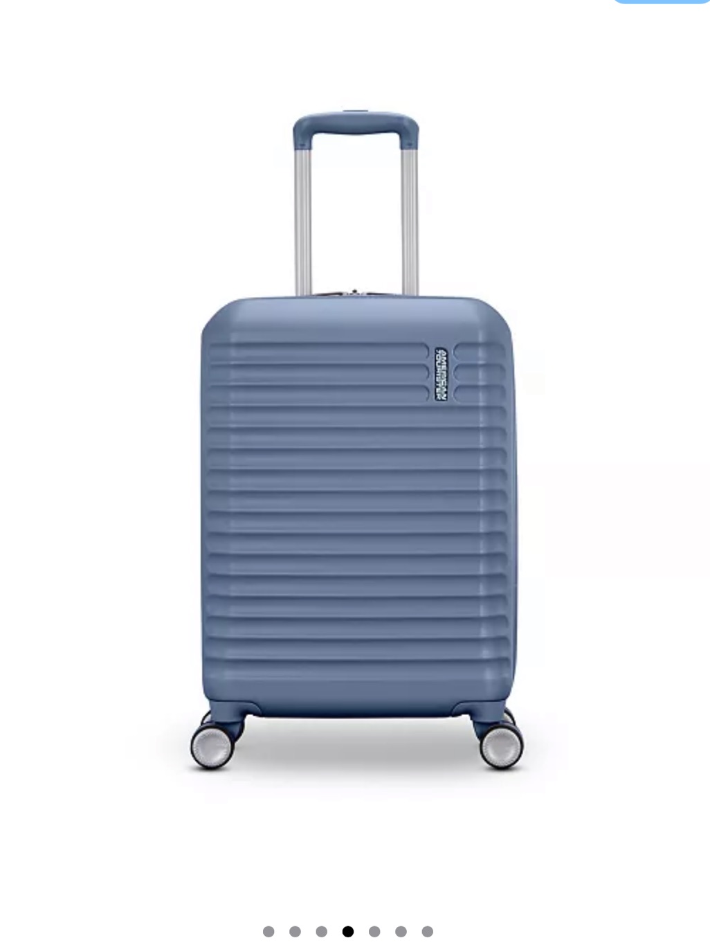 American Tourists Stratum Carry-On 20" Hardside Hard-Shell Luggage Slate Blue